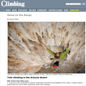 Climbing Magazine- Home on the Range
